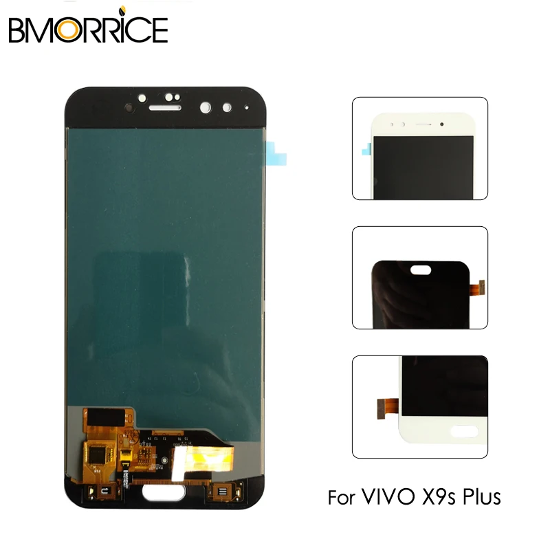 

AMOLED For VIVO X9s Plus X9SP LCD Display Touch Screen Digitizer Assembly Replacement 5.85'' Black White No Frame