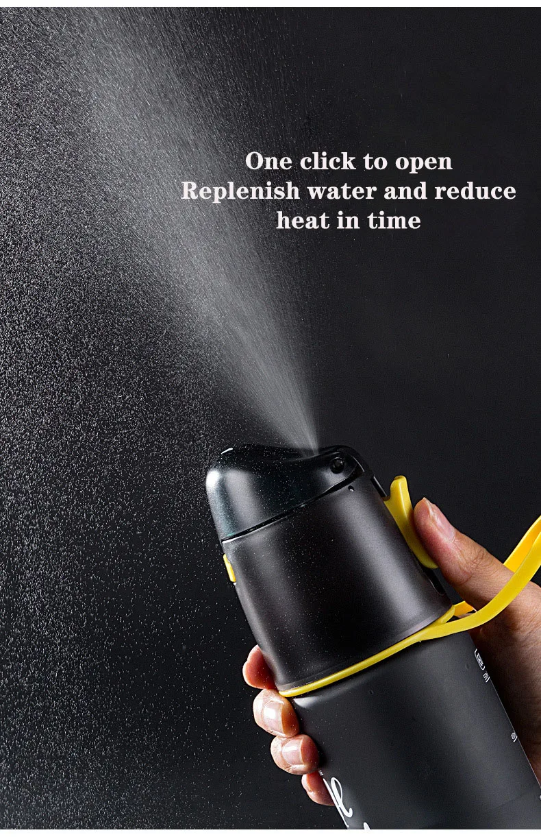 NANGUFANG/600ml water bottle plastic water bottle for outdoor sports fitness cycling hiking Portable leakproof my water bottles