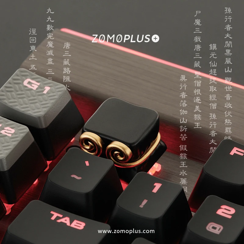 zomo plus wukong rei macaco artesanal keycap teclado mecânico keycap macaco rei keycap