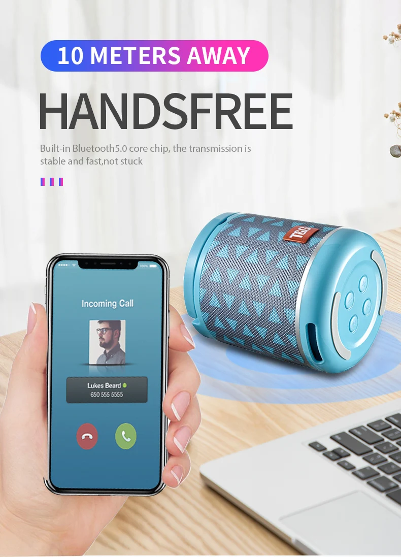 Портативный Bluetooth динамик и держатель для телефона мини сабвуфер ткань беспроводной открытый Parlante 6 цветов Поддержка TF карта диск usb