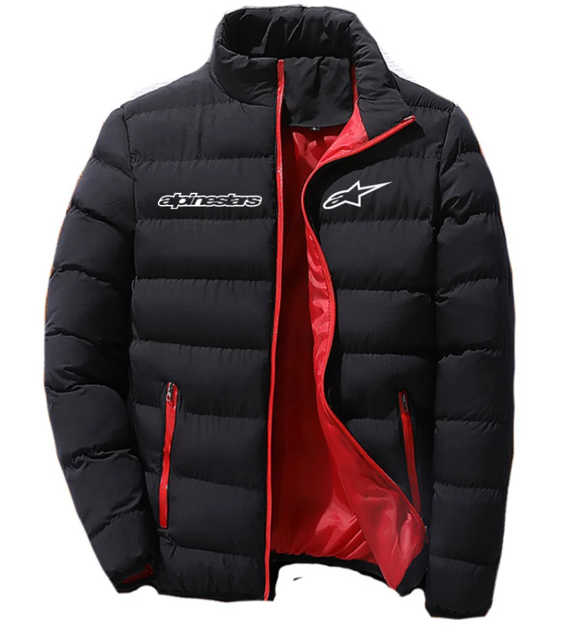 2020 модная мужская куртка Alpinestars удобная хлопковая одежда на молнии зимняя теплая