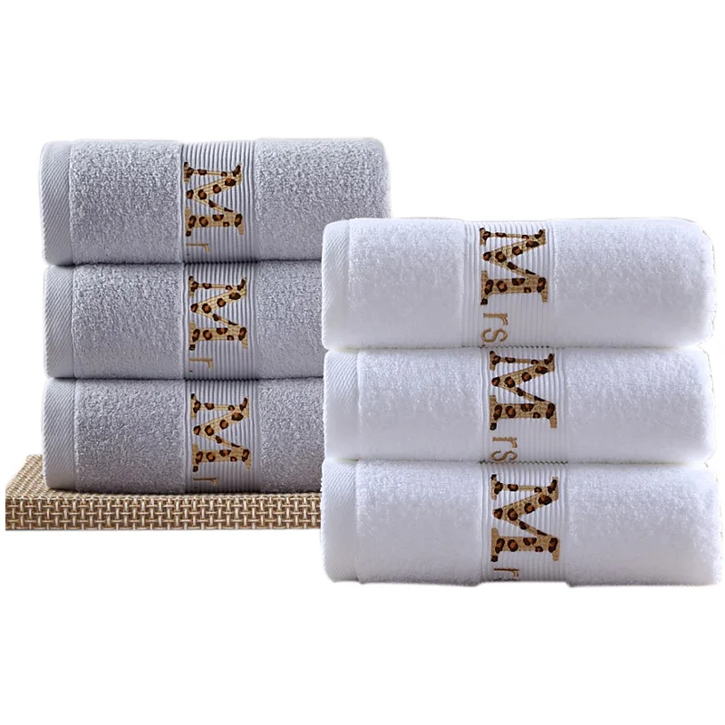 Роскошное леопардовое банное полотенце Mr and Mrs, индивидуальное банное полотенце для взрослых мужчин и женщин, сексуальное сухое банное полотенце 6мм87