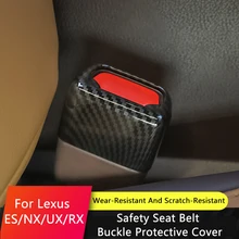 QHCP emniyet kemeri toka emniyet koruma kapağı ABS uyar Lexus ES 200 2018 2021 UX 260 2019 2021 NX RX 300H iç aksesuar