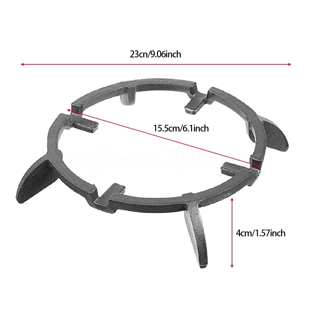 Pan Stand Supports Rack Cast Iron Burners Stove Cookware Ring Gas Ranges Wok Support Rack for Kitchen Cooking Gas Stove