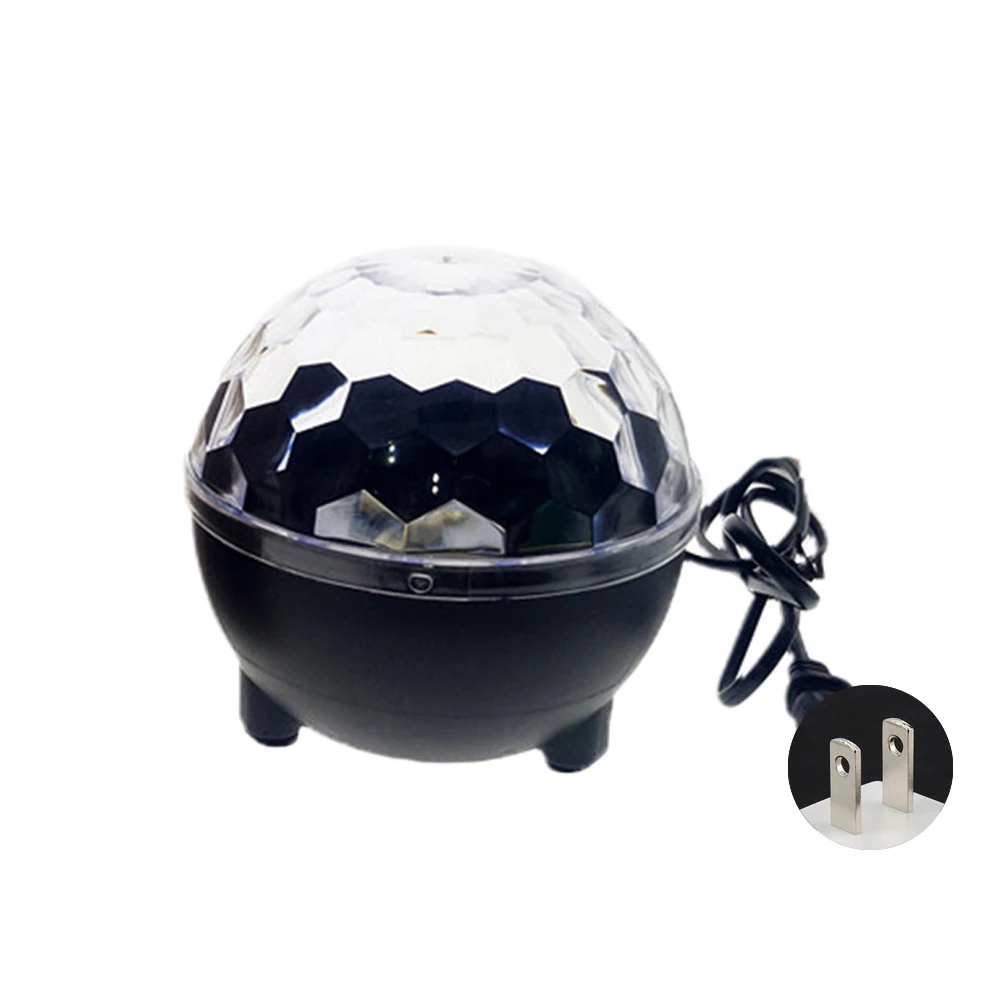 

6 Color Halloween For Party Sound Activated Christmas KTV Rotating DJ Kids Birthday LED Disco Ball Light Mini Wedding Home Stage