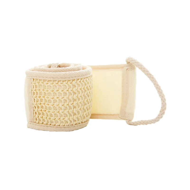 Natural Soft Exfoliating Loofah Bath Shower Unisex Massage Spa Scrubber Sponge Back Strap Body Skin Health Cleaning Tool 5