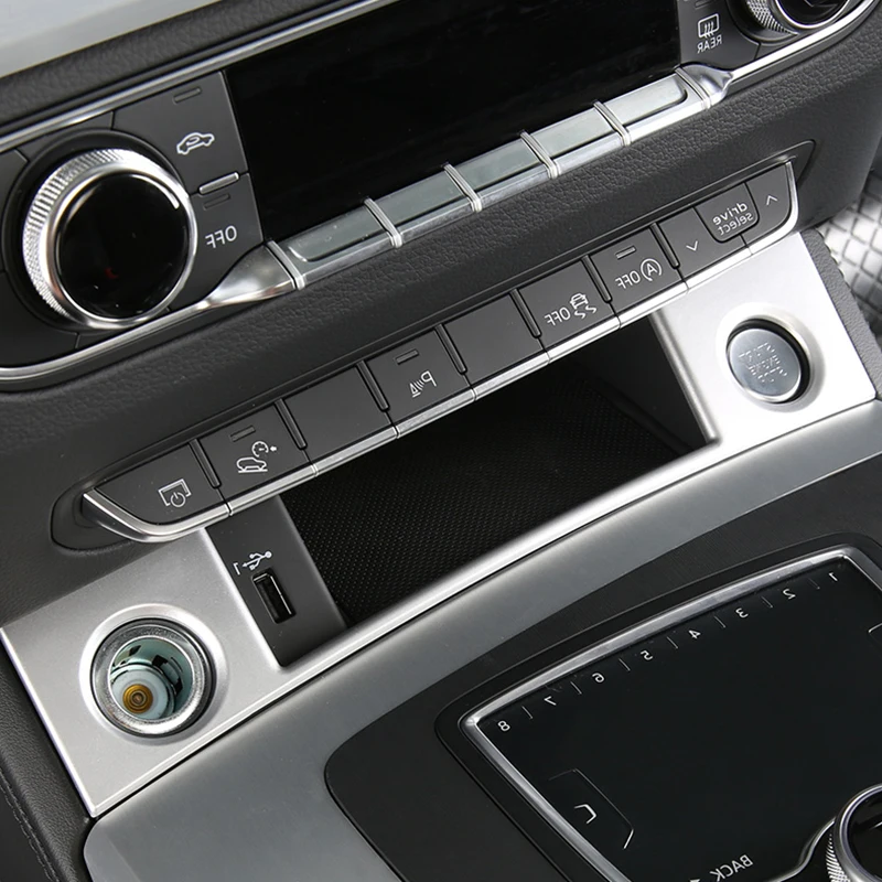 GELINSI для Audi Q5 FY автостайлинг аксессуары для интерьера Передняя сигарета зажигалка панель Крышка отделка наклейка рамка хром