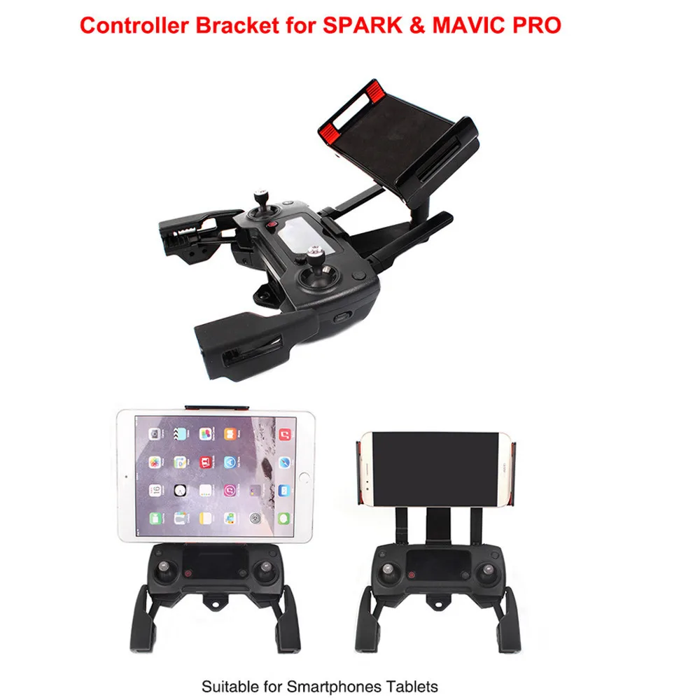 Cellphone Tablet Holder Extender Bracket Mount For DJI Mavic Pro/ Spark Monit Drone Quadcopter kids toys Folding Propeller#E30