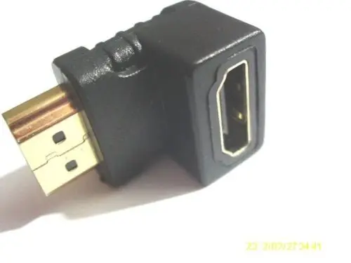 100 шт. позолоченный HDMI Женский Мужской прямоугольный разъем адаптер