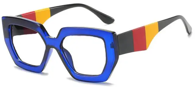 Fashion Square Designer Myopia Glasses Blue Light Blocking Computer Eyeglasses Oversized Prescription Glasses Diopters 0 To 6 Women S Reading Glasses Aliexpress