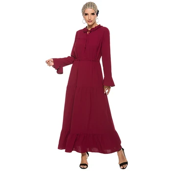 

Arabic Abaya Dubai Turkey Islamic Hijab Muslim Dress Women Caftan Maroc Kaftan Dresses Tesettur Elbise Robe Musulmane Longue