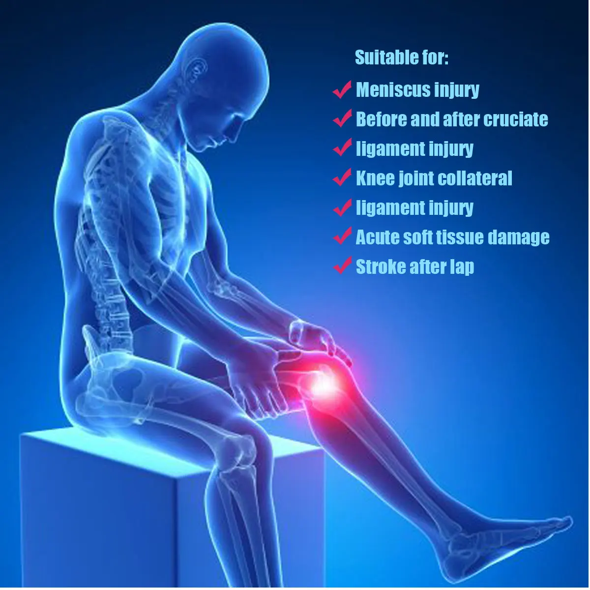 Professional Medical Grade Adjustable Hinged Knee Leg Brace Support For Arthritis Relief, Joint Pain, Meniscus Tear, Post Surgery