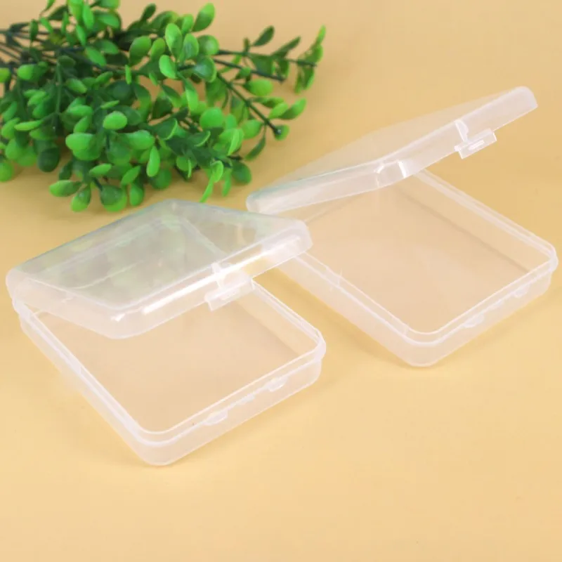

Covered Plastic Transparent PP Rectangular Packaging Jewelry Hairpin Finishing Storage Box