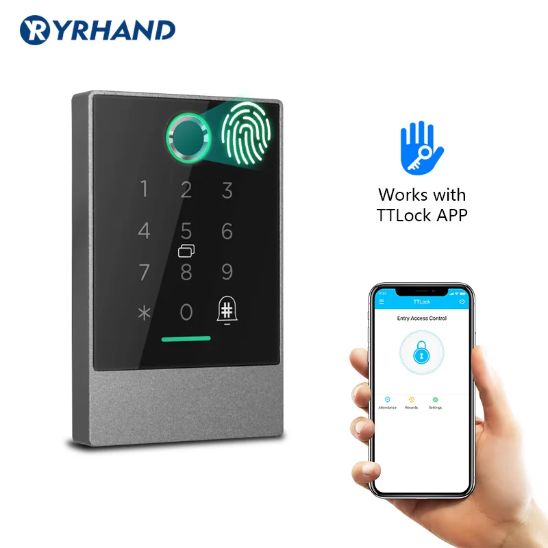 Устройство для считывания отпечатков пальцев Bluetooth управление через