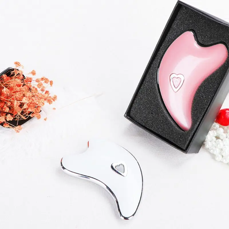 Electric Gua Sha Board Facial Scraping Plate Massager Shaping Tool Lifting Scraper Slimmer SPA Relaxing Machine 5