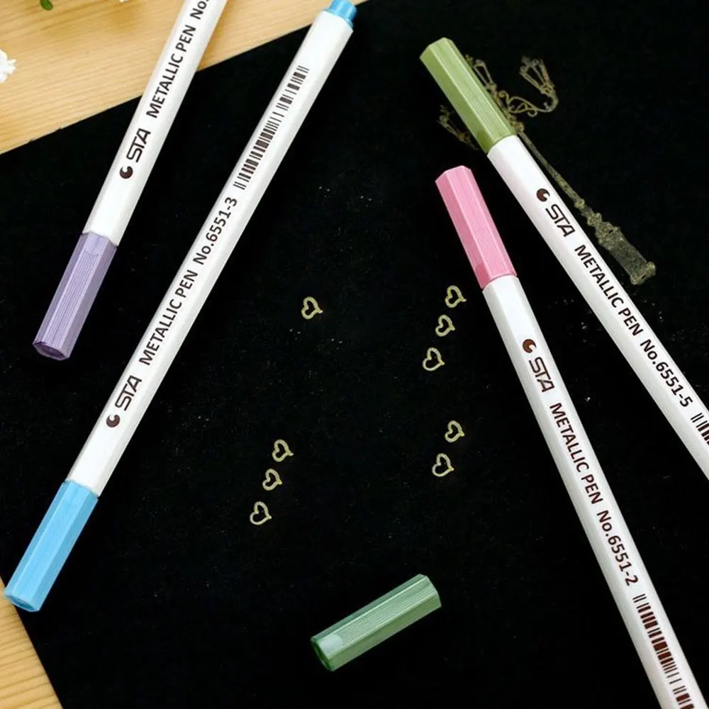 Marker Pen 10Pcs/Box ABS Photos Writing Tool School High Quality Gifts Graffiti Car Tyre Stationery Non-Toxic
