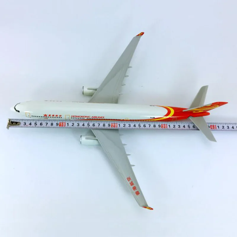 40 см 1: 172 высокая имитация Hongkong Airbus A330-300 Модель W базовый сплав самолет коллекционный дисплей
