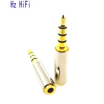 

2PCS High Quality Gold 3.5MM Male to 2.5MM Female audio Stereo Adapter Plug Converter Headphone jack
