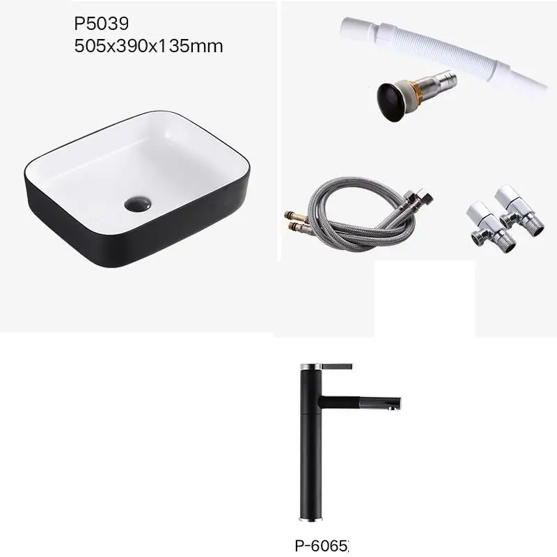 Bacia Lavagem Salle Bain De Lavatorio Wastafel Lavabo Sobre Encimera Para раковина для ванной комнаты Pia Cuba Banheiro умывальник - Цвет: Version J