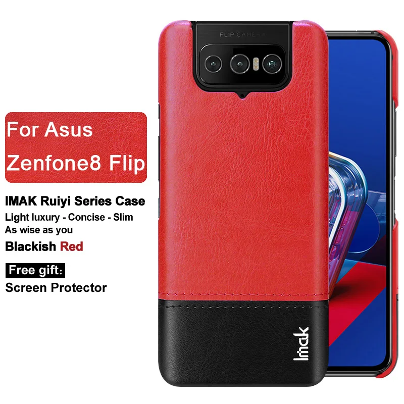 Imak Ruiyi Business Leather Back Case For Asus Zenfone Flip