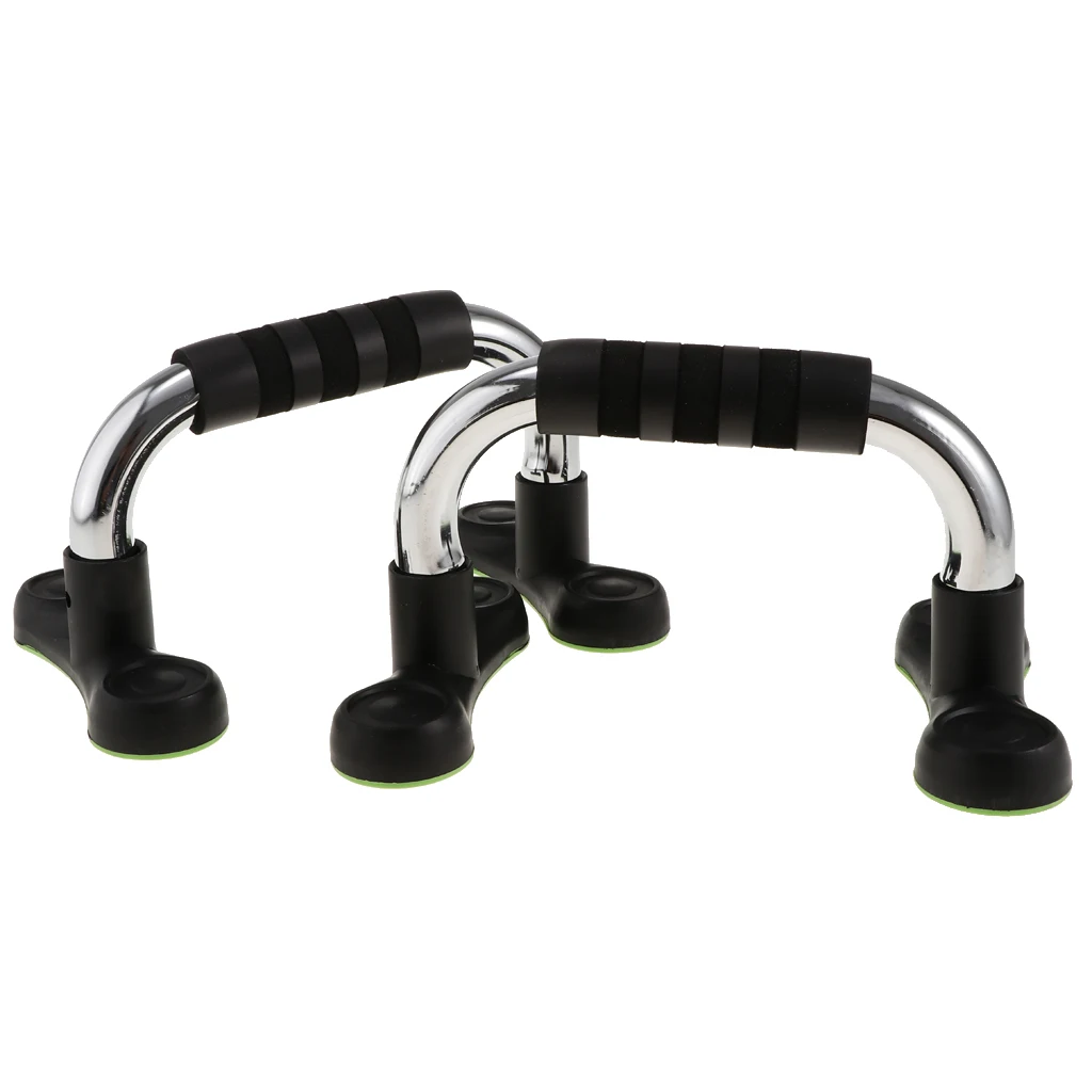 Sturdy Steel Push Up Bars Stand Handle Bodybuilding Trainer Chest & Arms Exercising Tool for Women Men