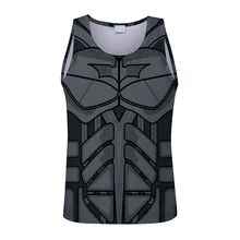 Летняя мужская Спортивная футболка, Быстросохнущий жилет с вырезом лодочкой, жилет с 3D цифровой печатью