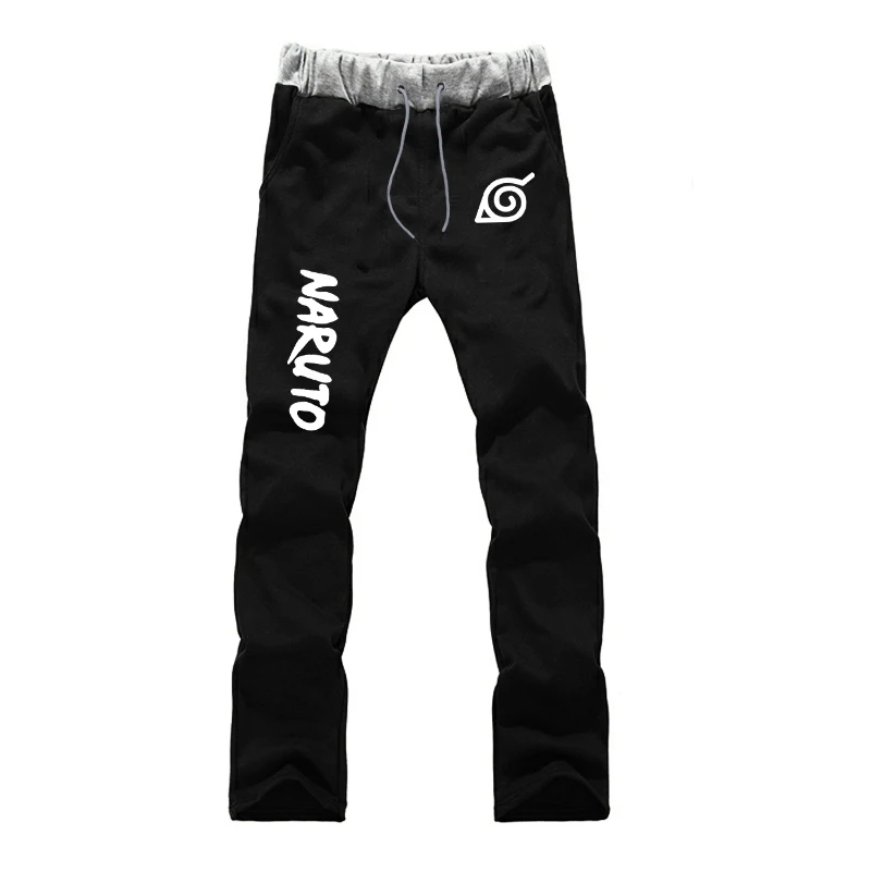 Pants 2 Harajuku/Хлопковые уличные спортивные штаны с принтом Наруто; спортивные штаны для мальчиков; повседневные длинные брюки; мужские свободные спортивные штаны - Цвет: Pants 2