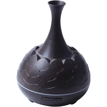 

400Ml Smart Wifi Essential Oil Aromatherapy Diffuser Ultrasonic Air Humidifier with Alexa Google App Voice Control US Plug-Deep