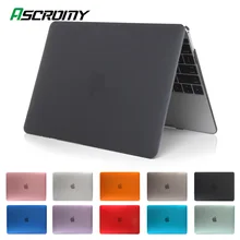 Полный Матовый противоударный чехол для нового Apple MacBook Air Pro 11 12 13 14 15 дюймов Чехол Жесткий Чехол для ноутбука оболочка Защитная крышка