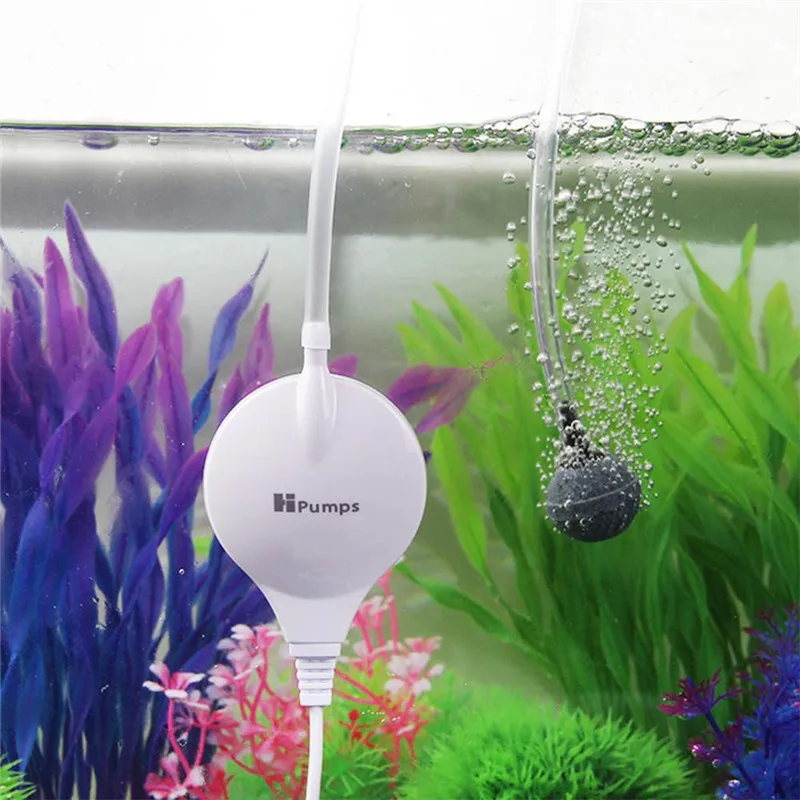 Mini Pompe À Air Suspendue Pour Aquarium, Pompe À Oxygène Silencieuse,  Compresseur D'air À Faible Bruit Avec Tube En Pierre À Bulles, Poisson  Marin, Merci - Pompe D'air & Accessoires - AliExpress