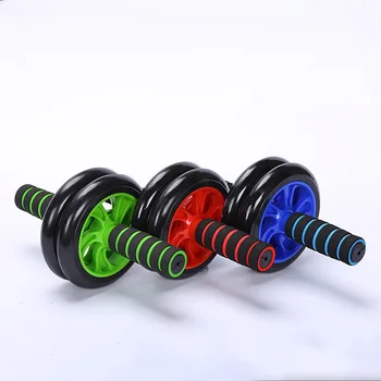 

Double Wheel Abdominal Wheel Roller AB Roller Coaster Trainer Fitness Equipment Gym Home Exercise Body Building