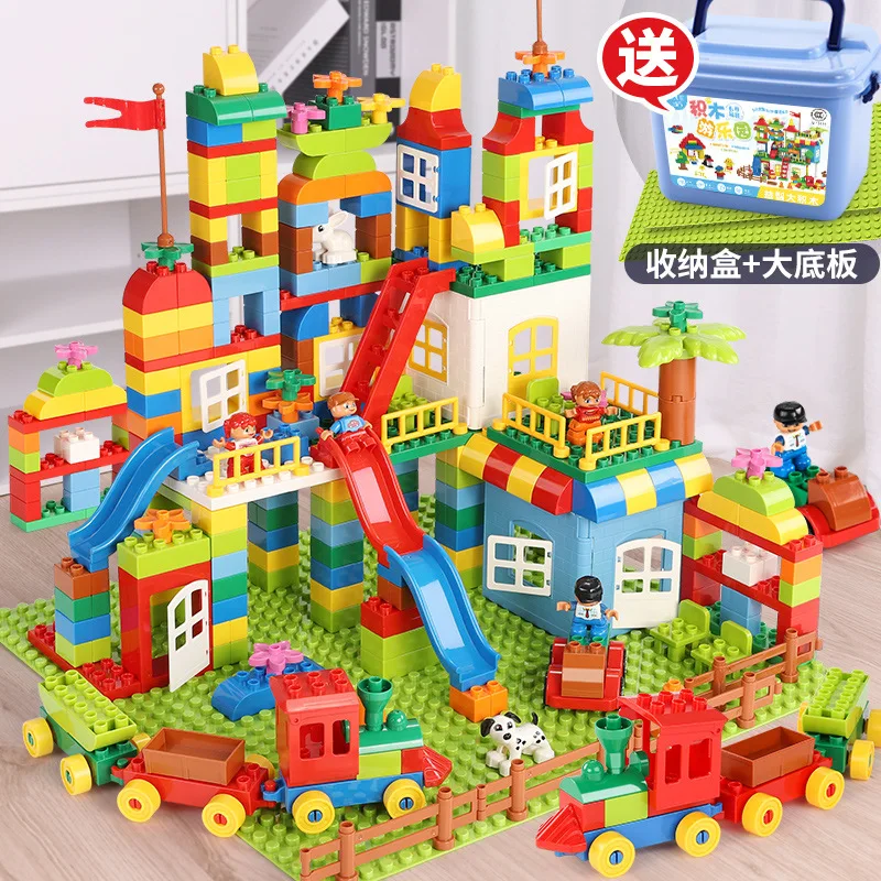 

Children Large Particles Building Blocks Assembled Toys Educational 3-6 Baby 1-2 GIRL'S 7-8-10 a Year of Age Boy Intelligence