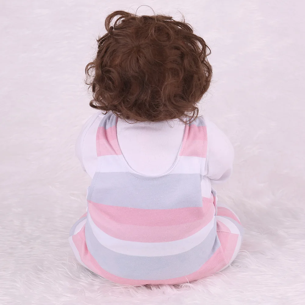 55 см мягкие силиконовые куклы Reborn Baby 22 дюймов живая Одежда для новорожденных "lifelike" куклы реалистичные Menina Младенцы девочка играть игрушки дети подарок на день рождения