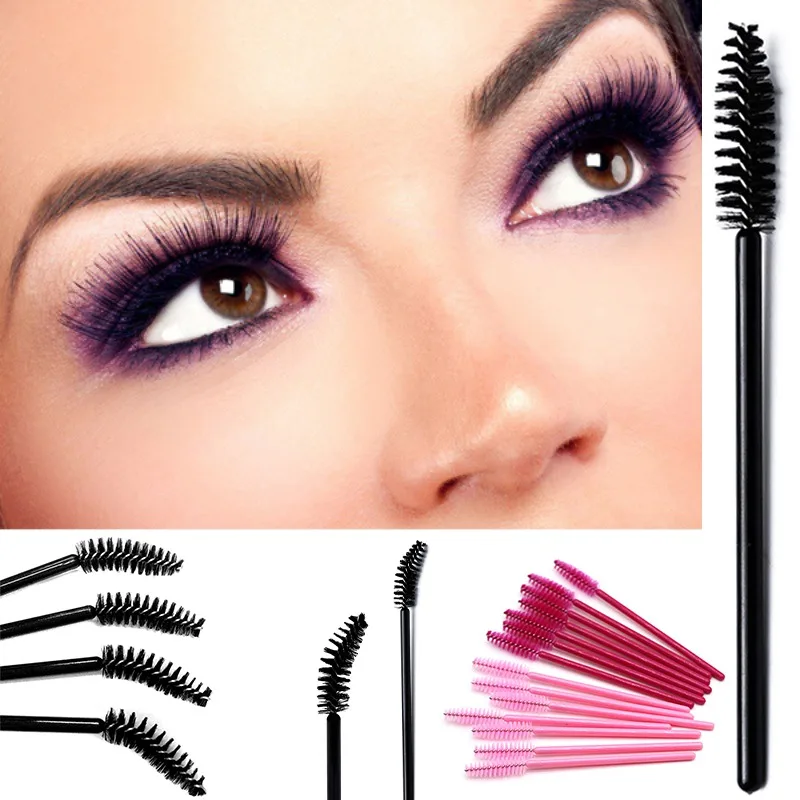 

Eyelash Brushes Makeup Brushes Disposable Mascara Wands Applicator Eye Lashes Cosmetic Brush Makeup Tools 50 PCS