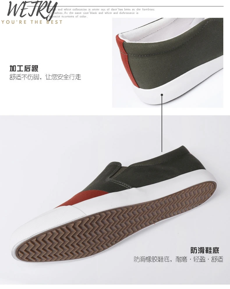 Men Loafers Men Shoes Casual Shoes Spring Summer Light Canvas Youth Shoes Men Breathable Fashion Flat Footwear