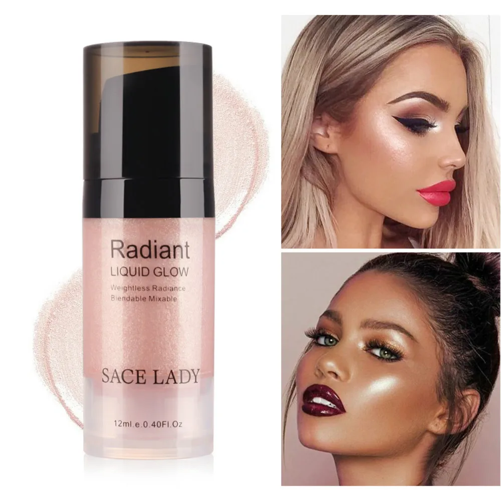 

Cross-border Facial Eye 3D Stereoscopic Brightener High Light Repair Solution 3 Color Optional 12ml foundation