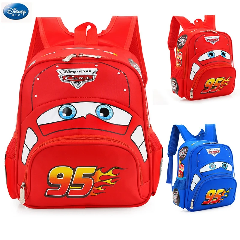 Mochila de dibujos animados de Disney para niños y niñas de 3 a 6 años, mochila de equipo 95