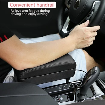 

Car Armrest Box Elbow Support Adjustable Car Seat Gap Organizer Arm Rest Box for Cars Auto Accessories Armrest Cushion Universal