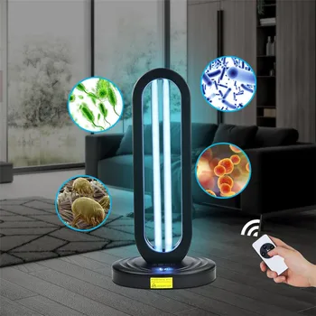 

BEIAIDI 38W UV Disinfection lamp Ozone Quartz Sterilizer Tube Bulb Household UVC Germicidal Disinfection Light Ultraviolet Lamp