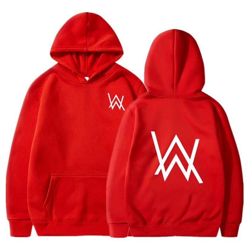 alan walker hoodie red