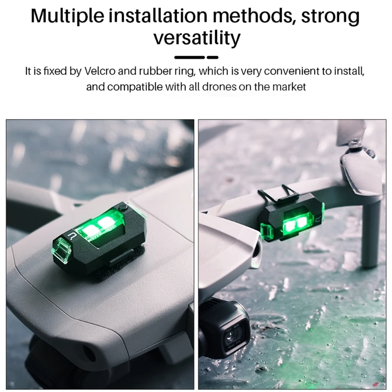 Drone Strobe Warning Lights Photography Video Lighting Warning Sign Replacement Compatible for DJI-Mavic Air2/Mini 2 FPV