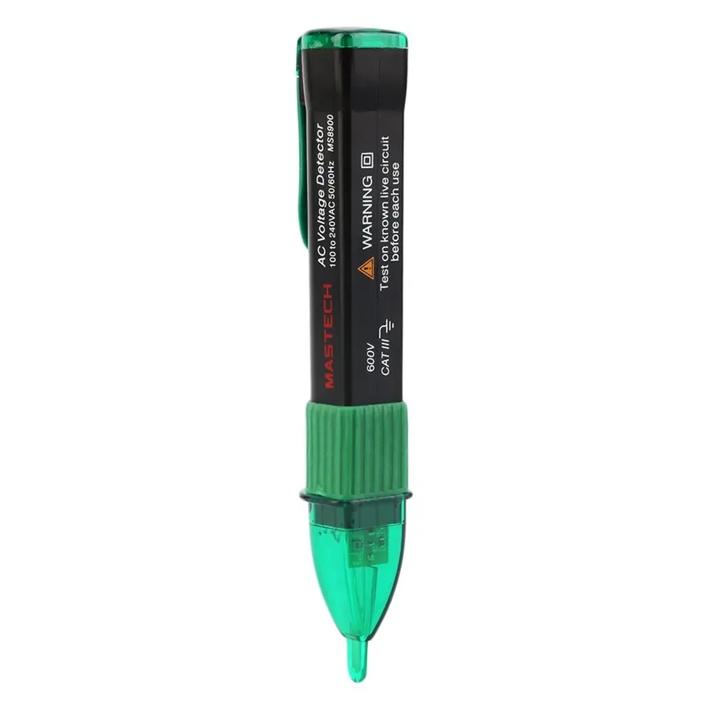 1Pc MASTECh MS8900 Non Contact AC Voltage Detector Pen Voltage with Sound and Light Alarm