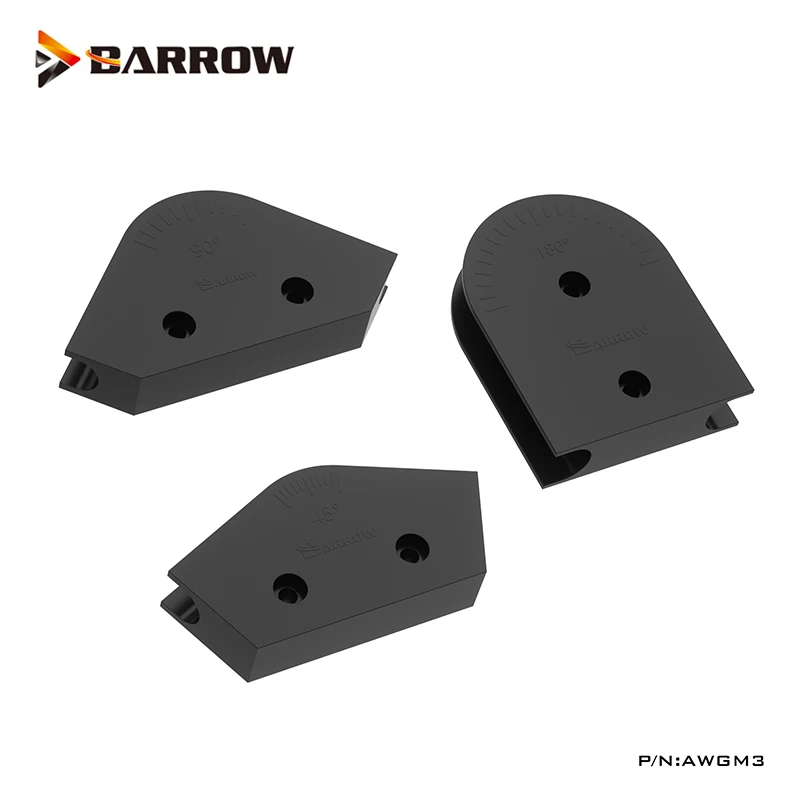 Barrow OD12 мм 14 16 акриловый PETG жесткий трубчатый гибкий трубопровод модель 45 90 180