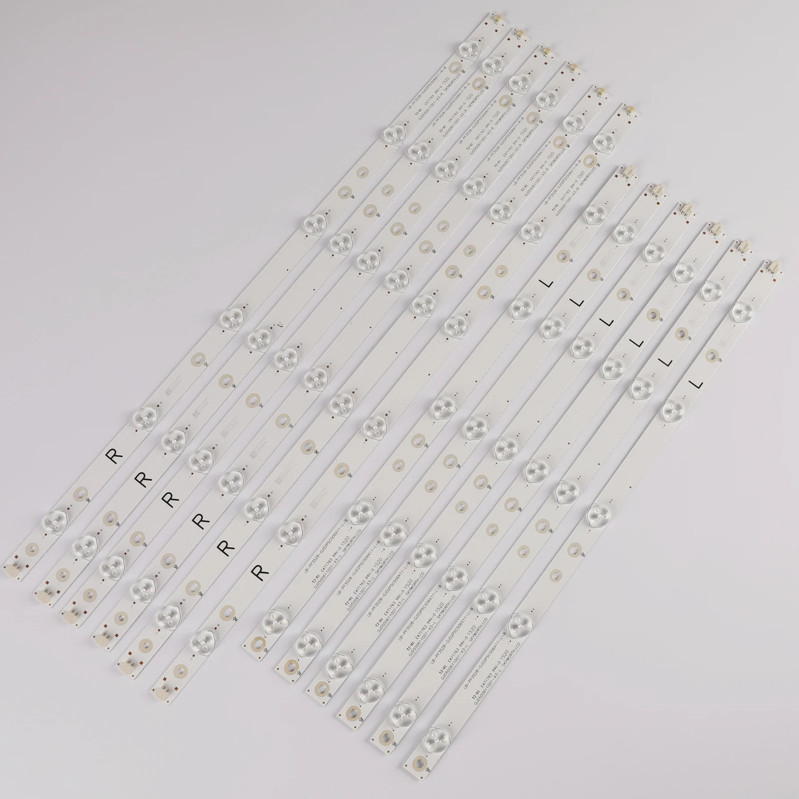 ο 12 PCS LED Ʈ Ʈ 50PFT4509 500TT56 500TT55 V0 50PFL6340 50PFL6540 50PFL5V40, 50PFK4509 50PFA4509 