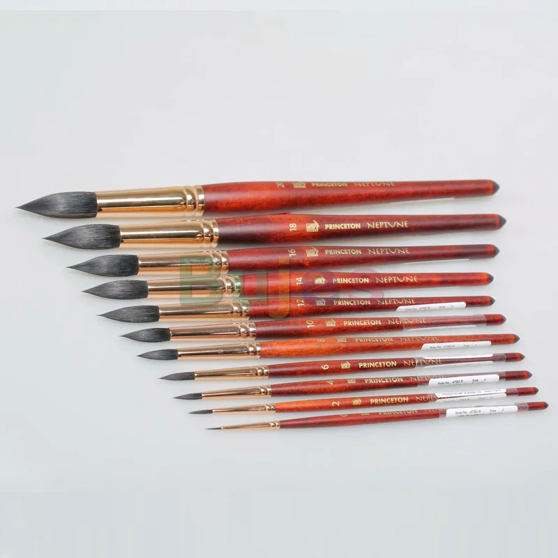 Synthetic Sable Paint Brush  Princeton Brushes - 4750r Synthetic Paint  Brush - Aliexpress