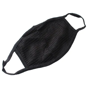

Cotton Yarn Masks Keep Warm Cotton PM2.5 Mask Camouflage Bacteria Proof Flu Anti Dust Mouth Windproof Mouth-muffle Black