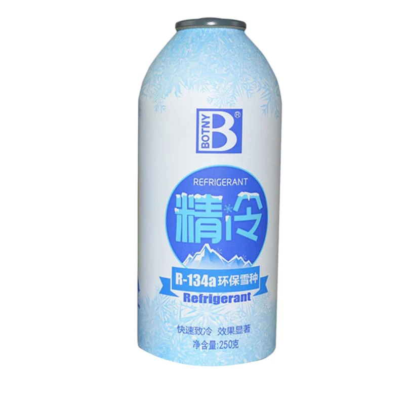 

R134A Seal Automotive Snow Species Refrigerant Fast Cooling Cans Eco-Friendly Vehicle High Purity Air Conditioning