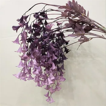 

7Pcs Fake Long Stem Bell Flower (4 stems/piece) 33.46" Simulation Autumn Broccoli for Home Wedding Decorative Artificial Flowers