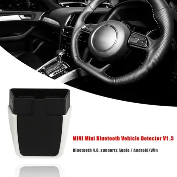 

V08 Mini ELM327 Bluetooth OBD2 V1.5 Car Diagnostic Tool Excellent ABS Plastics Auto Diagnostic Scanner Black Appearance