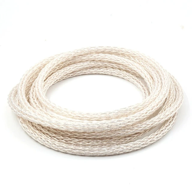 8AG Silver Plated OCC16 Strands HiFi 